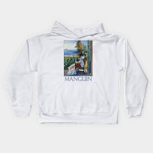 Jeanne on the Balcony by Henri Manguin Kids Hoodie